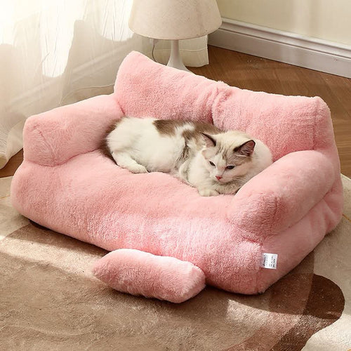 Norvo | Pet Sofa Pro – Beroligende Pet Bed med Hevet Kant for Mindre Stress