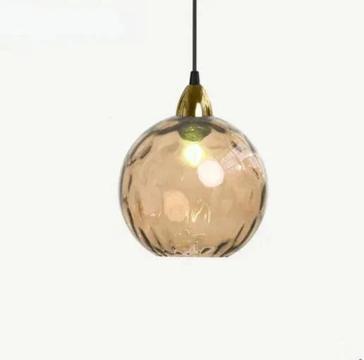 Norvo | Glasora Pendellampe - Transparent Glassball med LED-belysning