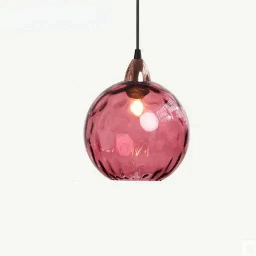 Norvo | Glasora Pendellampe - Transparent Glassball med LED-belysning
