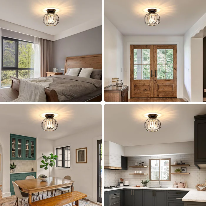 Norvo | Pendellampe svart glass kule taklampe