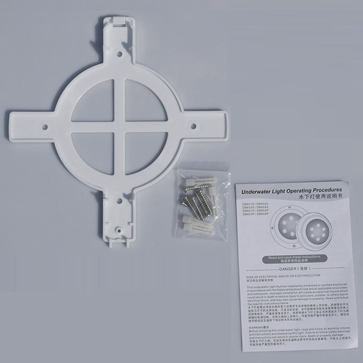 Norvo | 18x3W ABS plastbassengvegglampe undervannsbelysning (Hvit)