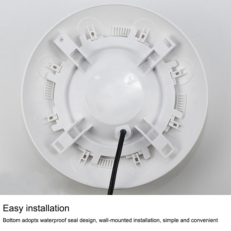 Norvo | 18x3W ABS plastbassengvegglampe undervannsbelysning (Hvit)