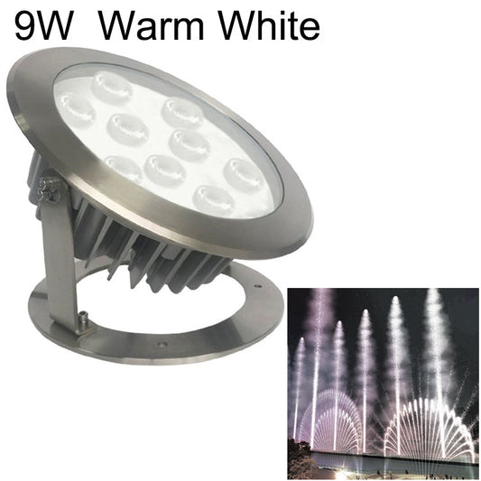 Norvo | 9W Quadrat Park Landskaps LED Underwater Light Pool Light (Varm Hvit Lys)