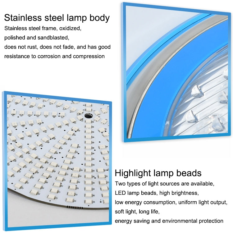 Norvo | 15W LED Rustfritt Stål Veggmontert Bassengbelysning Landskaps Undervannslys (Farget Lys + Fjernkontroll)