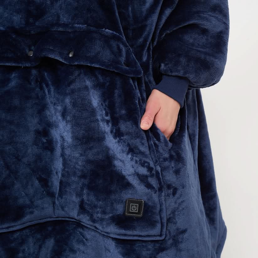 Norvo | USB oppvarmet teppe hoodie for intens varme