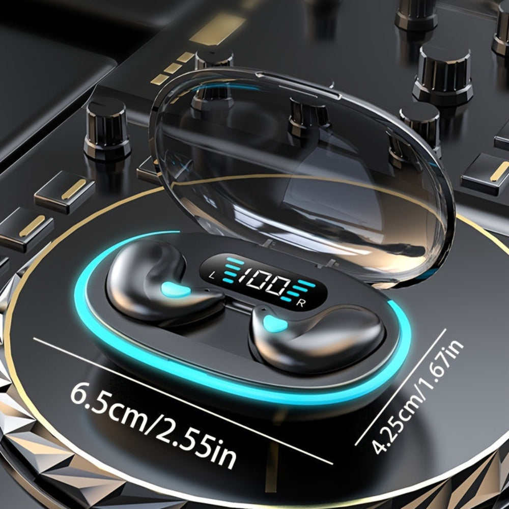 Norvo | Bluetooth Ørepropper Trådløse In-Ear Mini Hodetelefoner Anrop