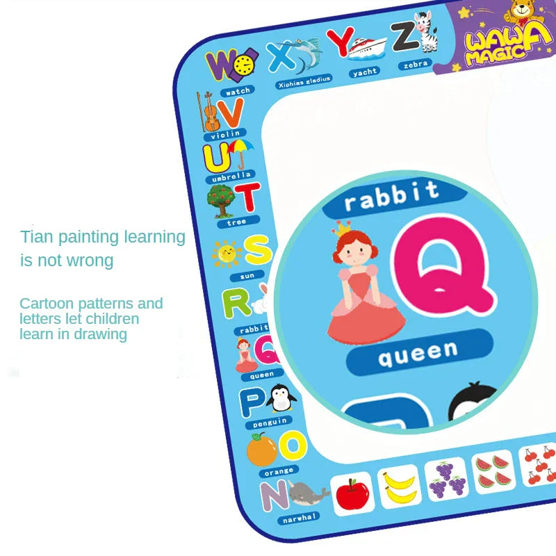 Norvo | AquaFun Matte | Kreativ uten rot - Magisk vann tegning matte for barn