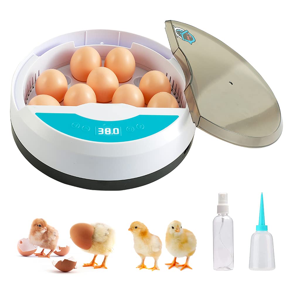 Norvo | Egg Incubator for Chicken Eggs Inkubator for Egg Hatching Chicks with Temp Control LED Chicken Hatcher