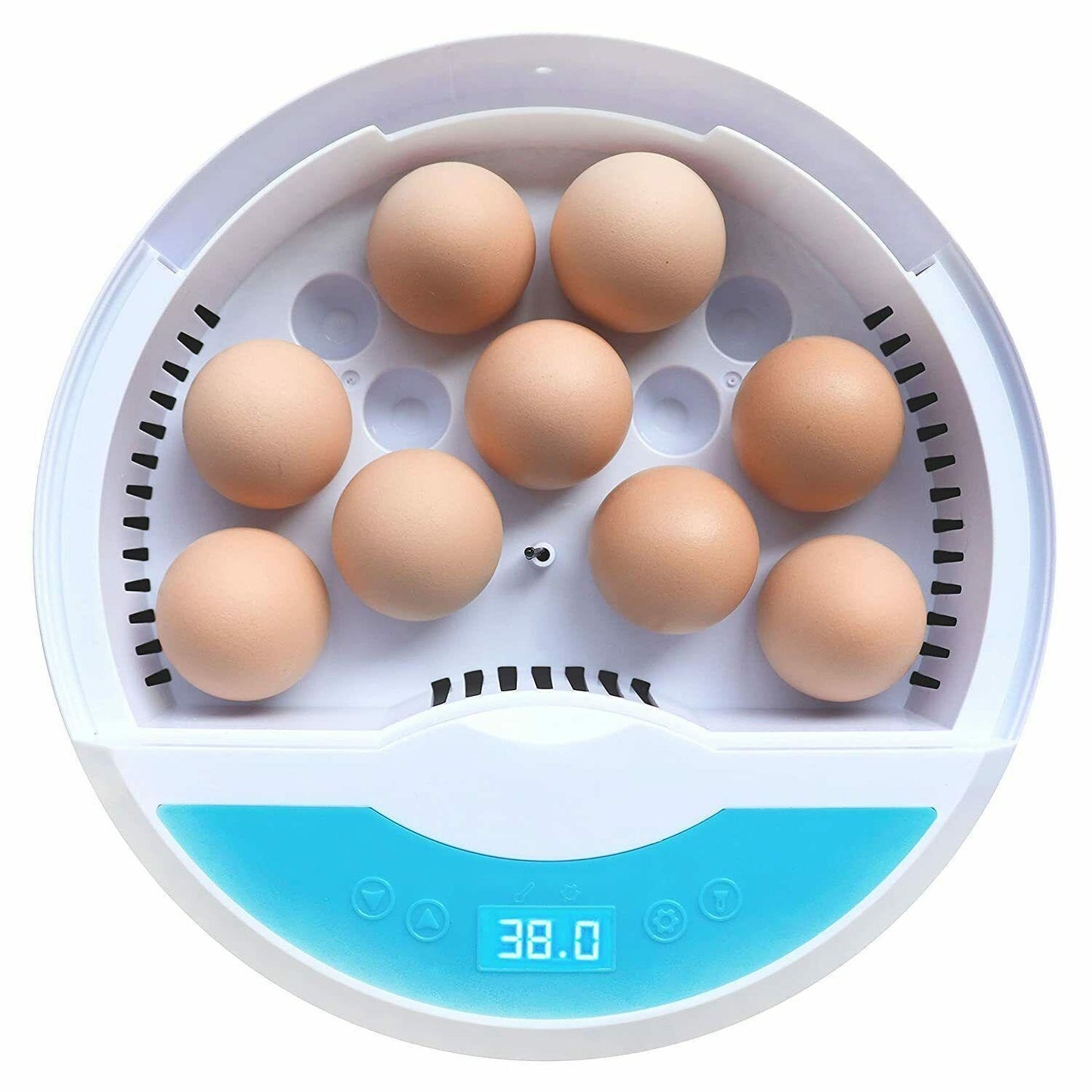 Norvo | Egg Incubator for Chicken Eggs Inkubator for Egg Hatching Chicks with Temp Control LED Chicken Hatcher