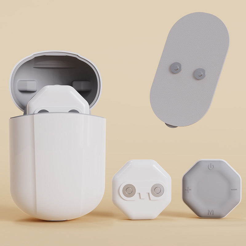 Norvo | Trådløs TENS massasjepatch – Bærbar smertelindring og muskelstimulering Tensiffy med oppladbar elektrisk pulsteknologi