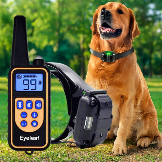 Norvo | 800M Oppladbar Elektrisk Hundetreningskrage | Vanntett, Fjernkontroll & Ideell for Effektiv Hundetrening