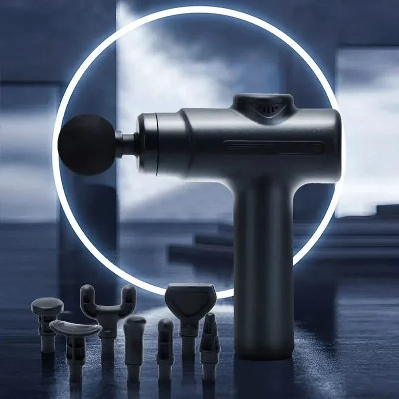 Norvo | Elektrisk Massasje Gun med 8 Vedlegg for Dypvevsmassasje