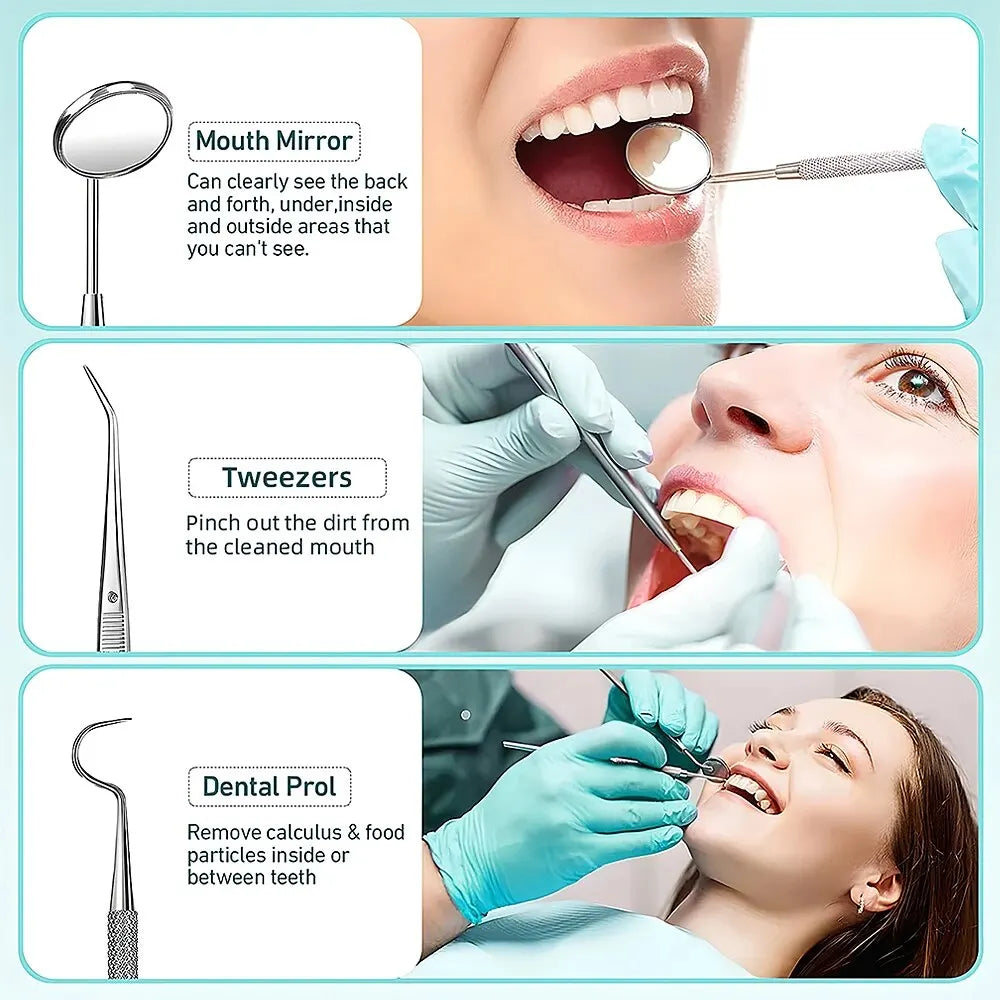 Norvo | Ultralyd tannrenseapparat | 38 kHz ultralyd, LED lys & USB hurtiglading for hjemme tannpleie