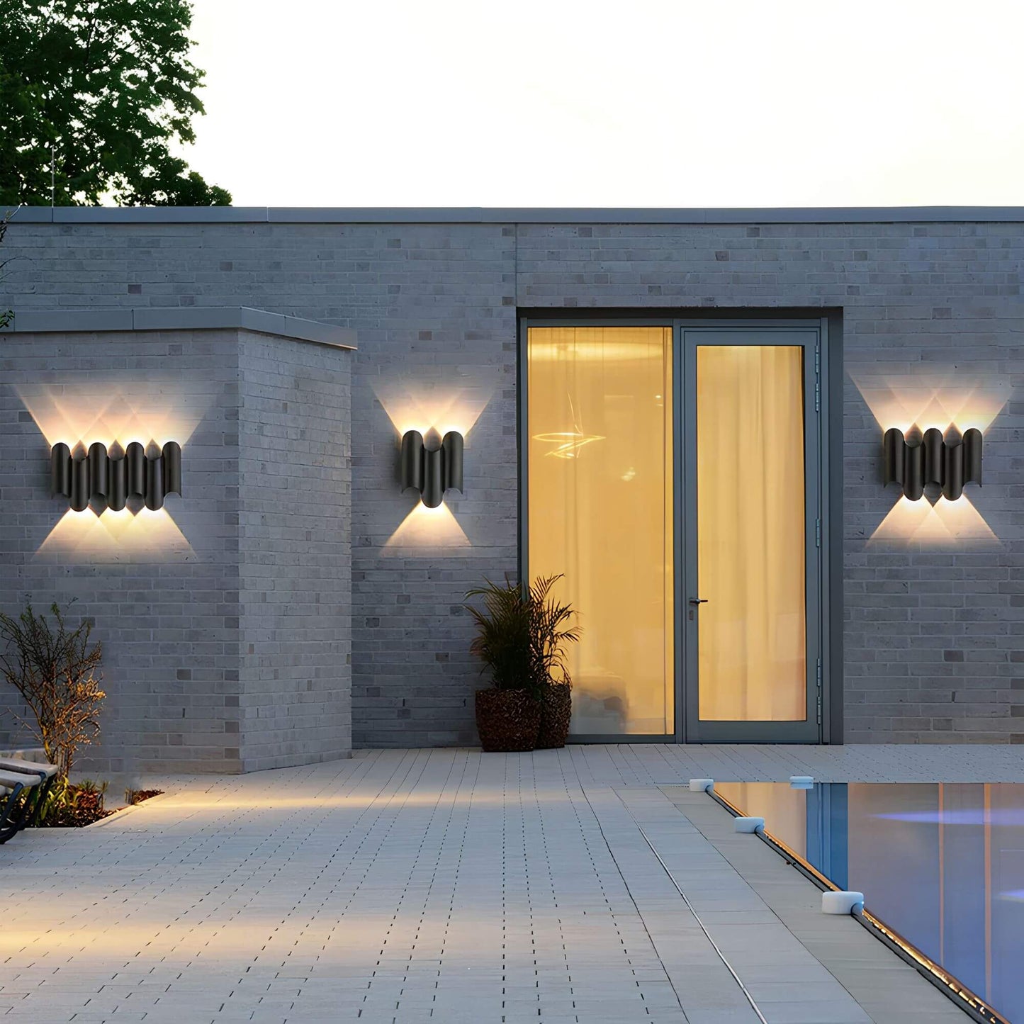 Norvo | Aluminium Vegglampe