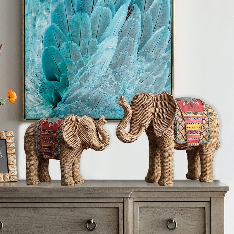 Elephant Rattan Statue Norvo