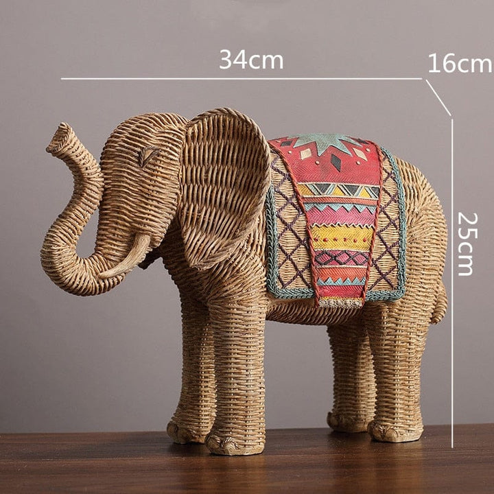 Elephant Rattan Statue Norvo