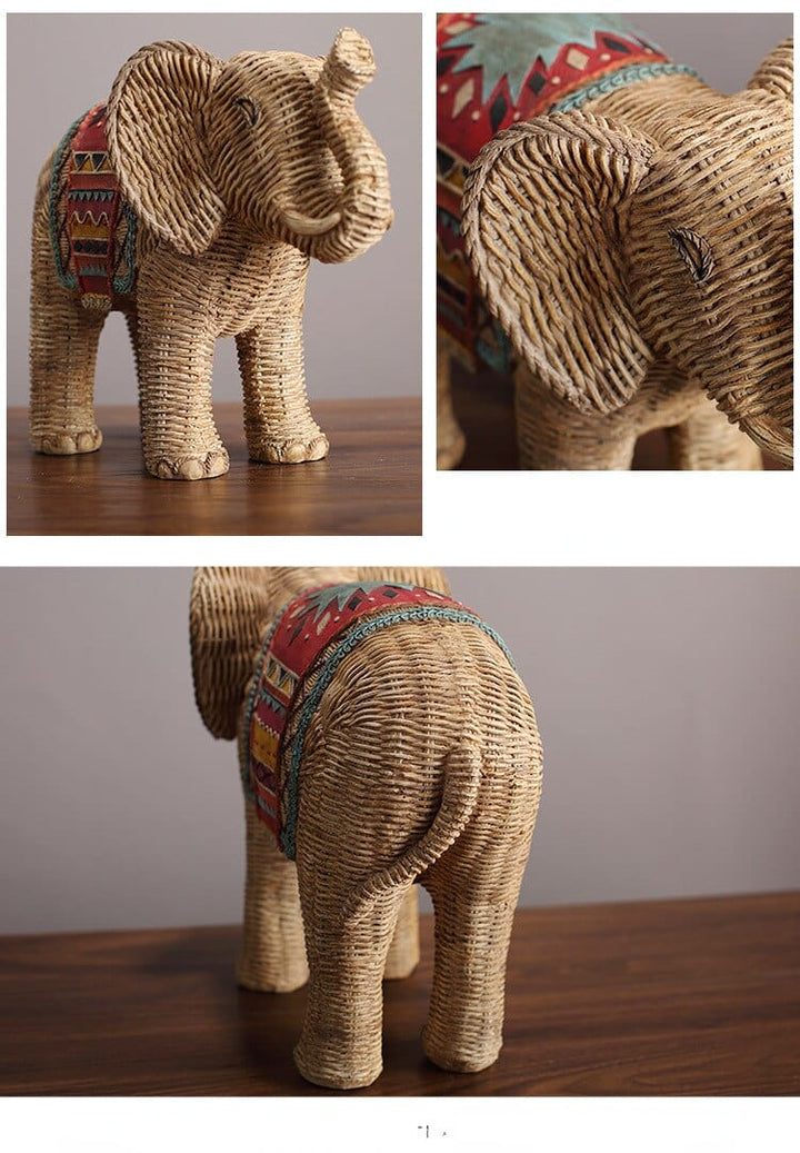 Elephant Rattan Statue Norvo