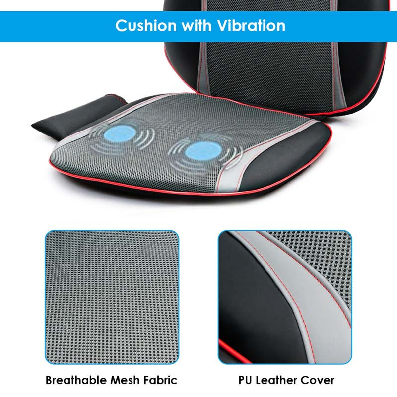Norvo | Shiatsu Full Body Back Massager with Heat & Adjustable Seat – Stress & Pain Relief Cushion