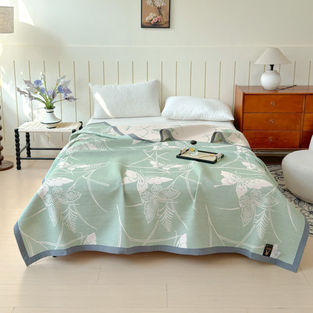 Norvo | Elowen Sommerfugl Bomull Gasblanket