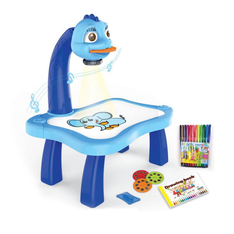 Norvo | SparkleSketch | LED Tegneprojektor med Musikk for Barn - Utdanningsleke fra 3 År