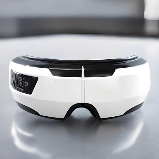 Norvo | Bærbar Øyemassasje med Beroligende Varme, Vibrasjon og Bluetooth Musikk