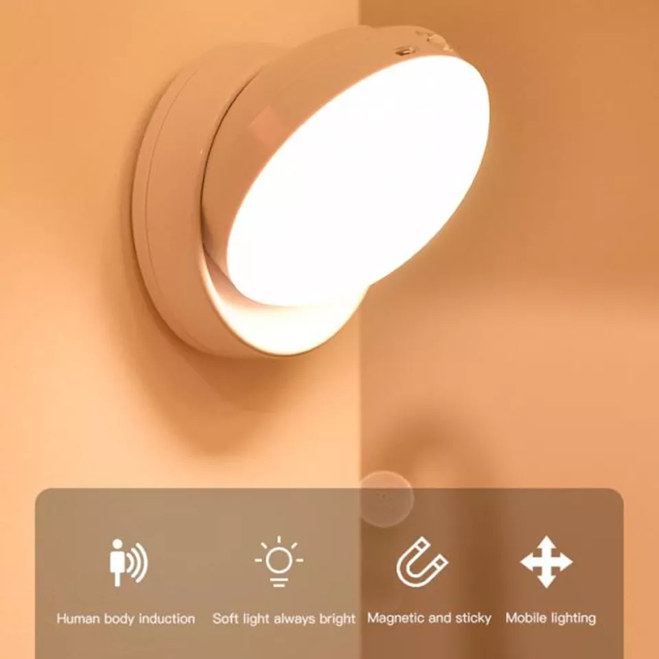 Norvo | LED Bevegelsessensorlampe for Innendørs Bruk