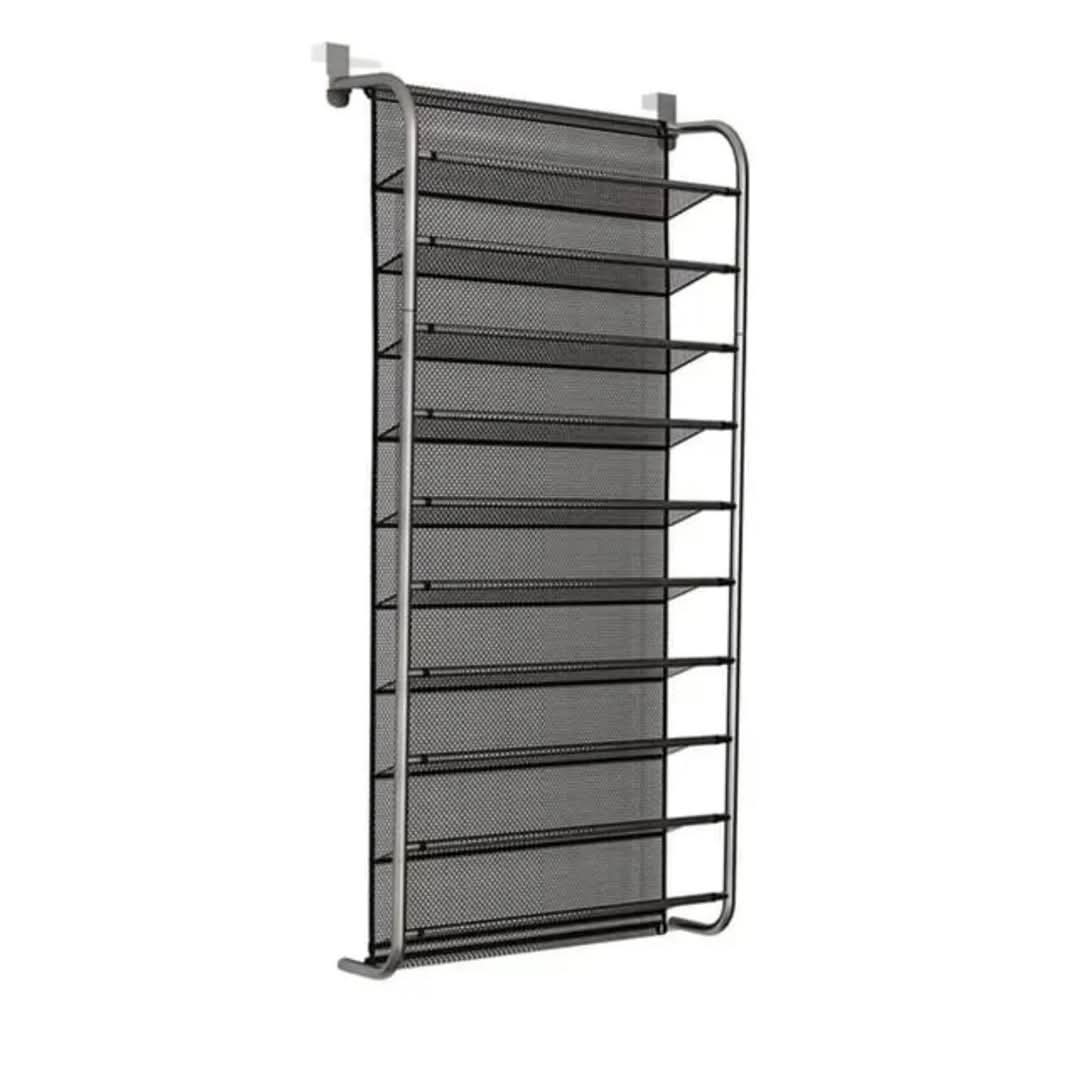 Norvo | 10 Tier Over The Door Sko Rack Organizer