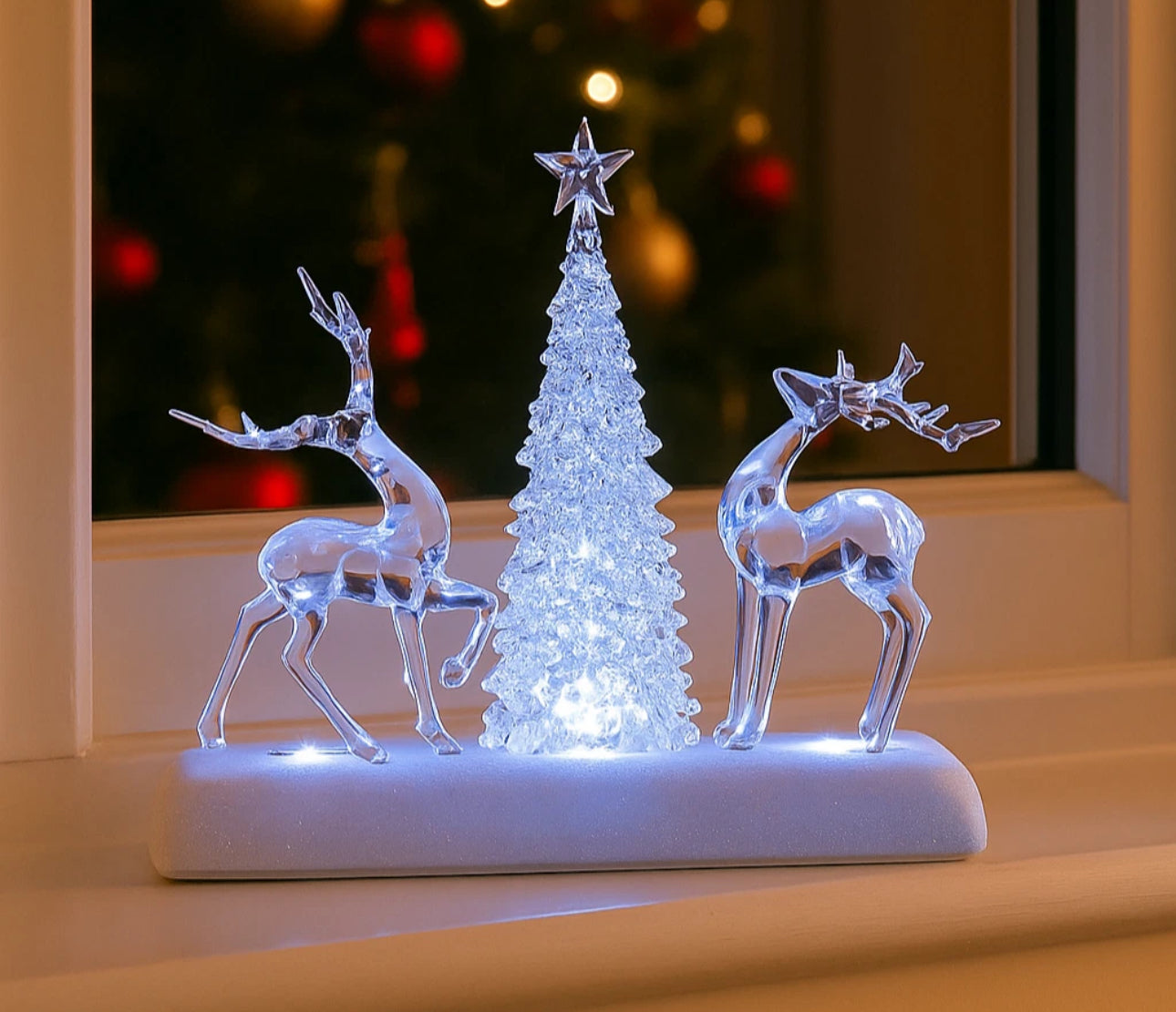 Norvo | Lys opp musikkal elg dekorasjon