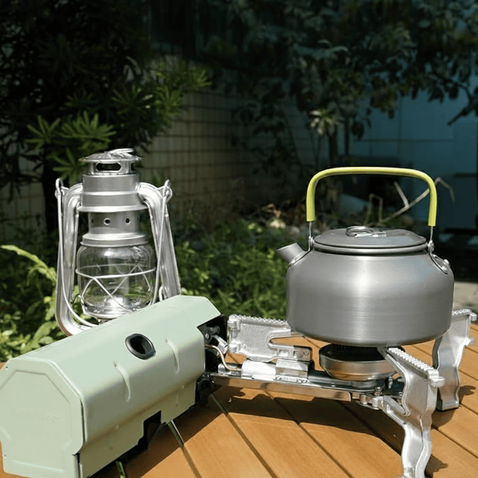 Norvo | Bærbar Gasskomfyr med Bæreveske for Enkel Utendørs Matlaging