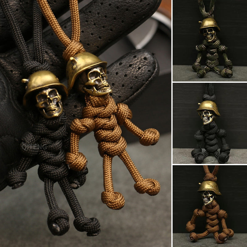Norvo | Skeleton Soldier Paracord Nøkkelring