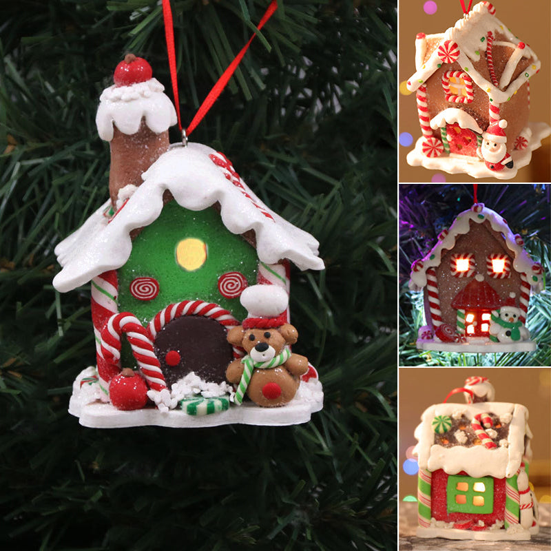 Norvo | Myk leire LED lysende juleshus