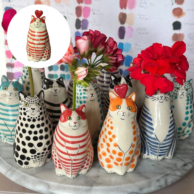 Norvo | Dotted Cat Vase