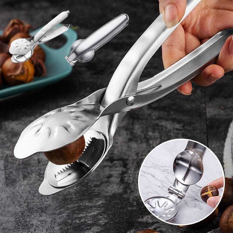 Norvo | Rustfritt Stål Nøtt Kastanjebolle Åpner