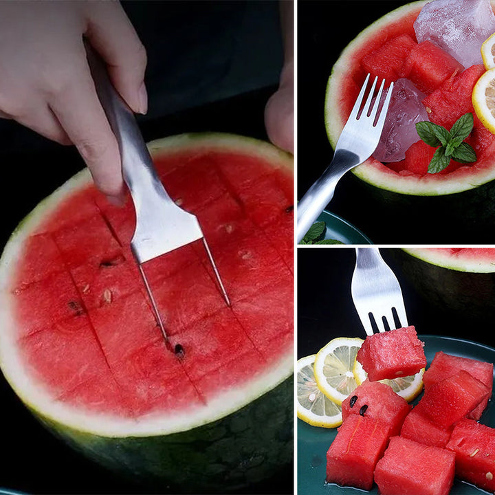 2-i-1 Vannmelon Gaffel Cutter | Norvo