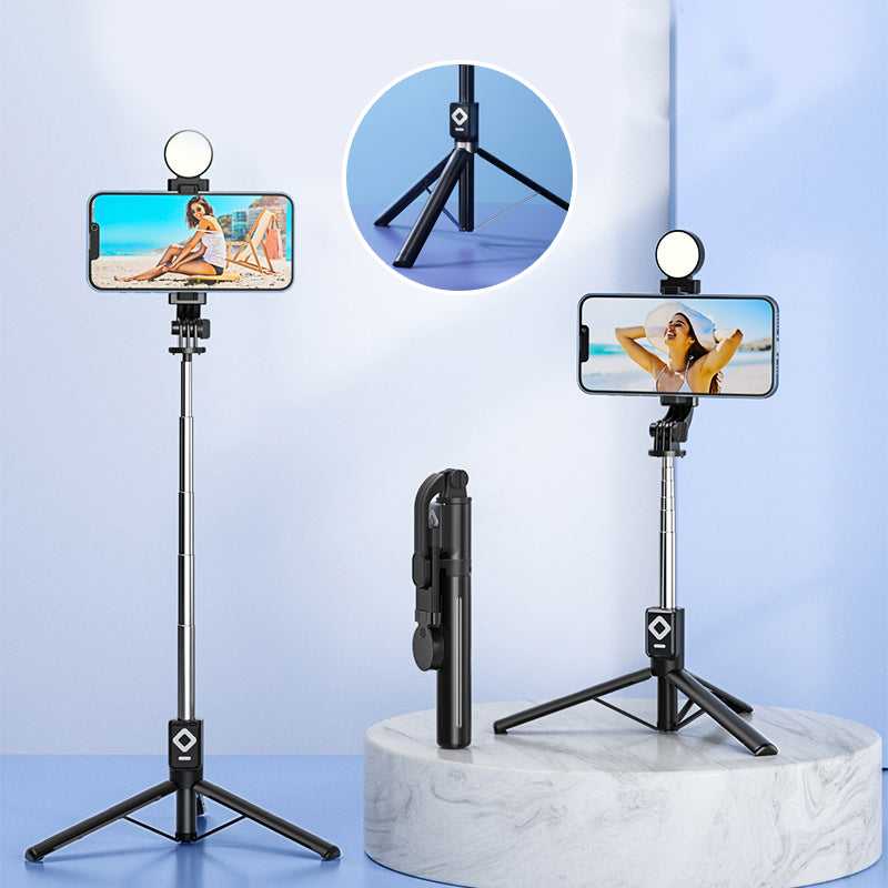 Norvo | Selfie-stang med LED-fylllys