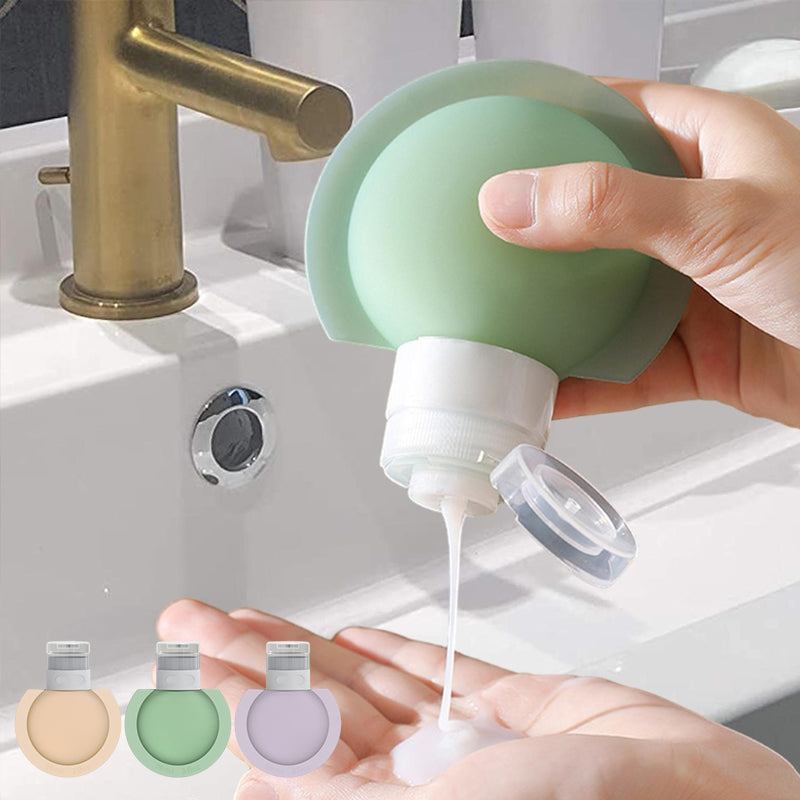 Norvo | Bærbar silikon reiseflaske med stor diameter