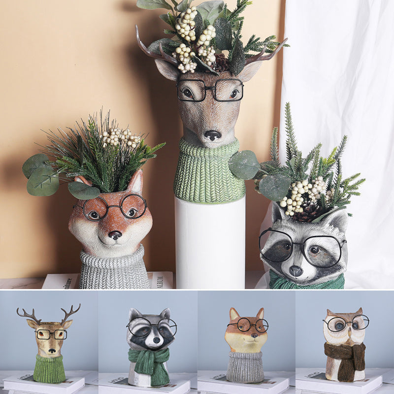 Resin Animal Flower Pot | Norvo