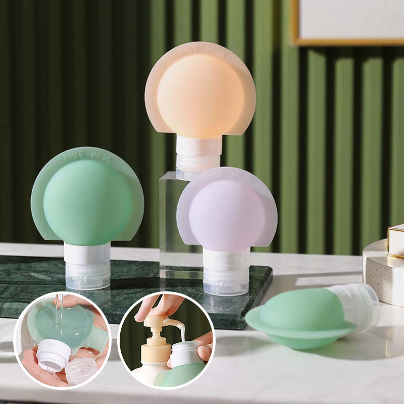 Norvo | Bærbar silikon reiseflaske med stor diameter