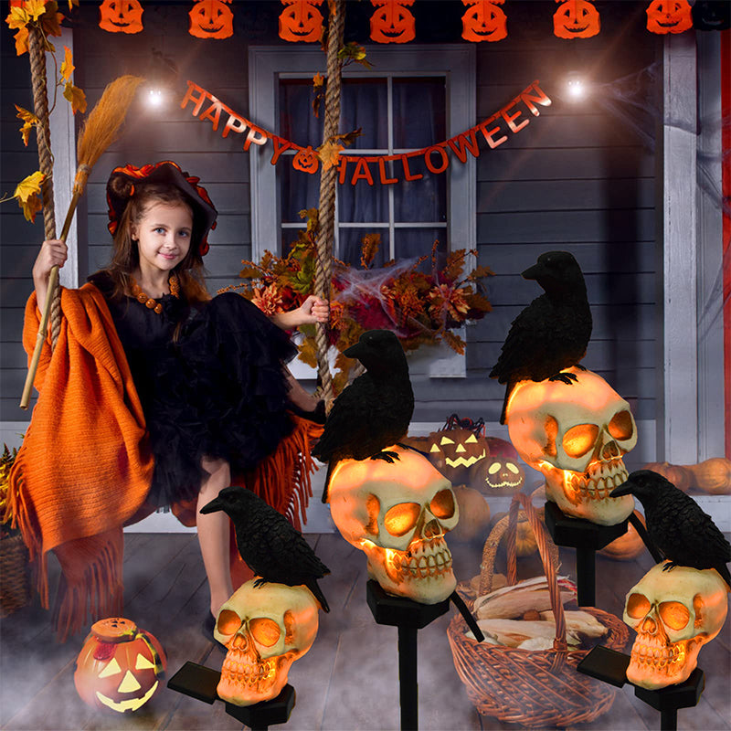 Norvo | Halloween Solskalle Krangel Dekorative Lys