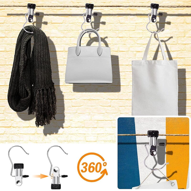 Norvo | Opphengskroker/clips i rustfritt stål