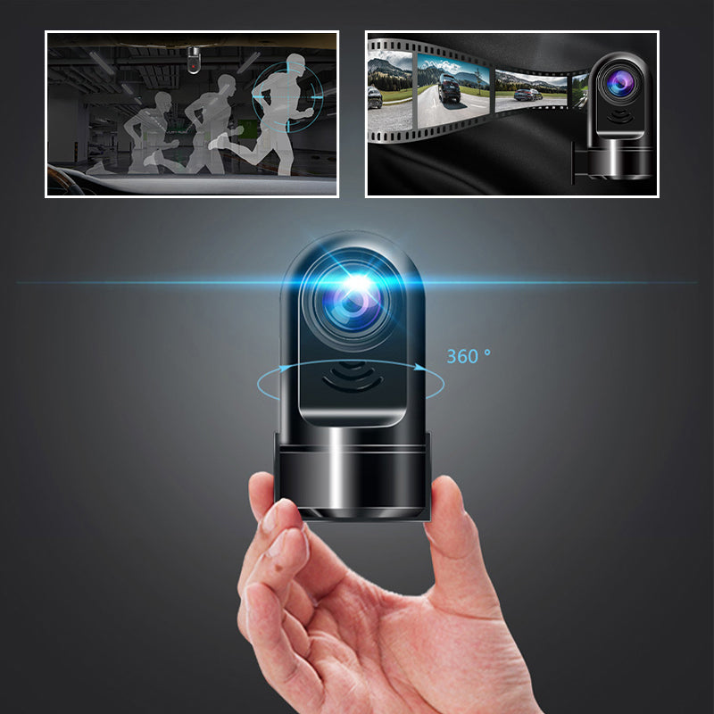 Norvo | 1080P HD Mini ADAS Dashcam med 360° rotasjonsfunksjon