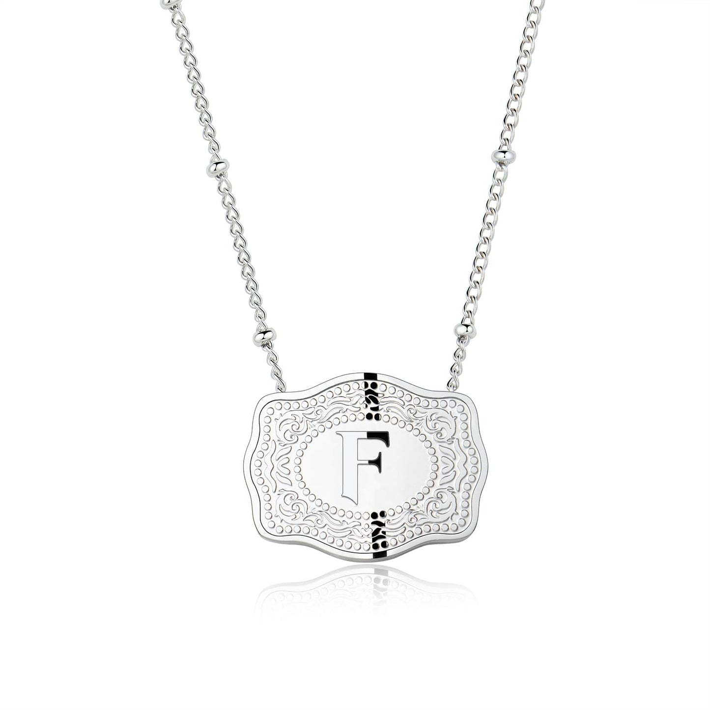 Norvo | Delikat Beltespenne Bokstav Initial Halskjeder