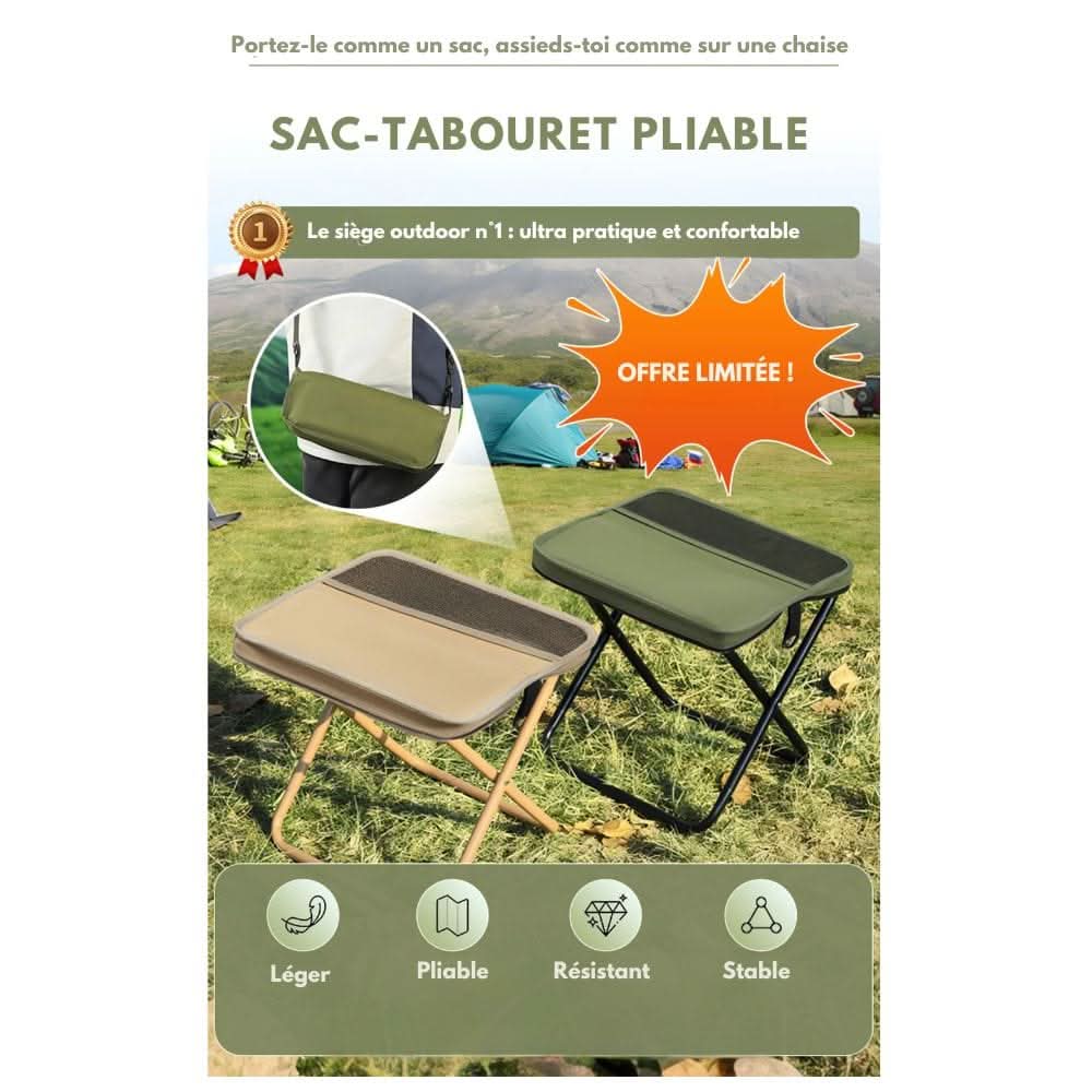 Norvo | 2-i-1 stolsekk - vanntett sammenleggbar stol & ryggsekk for utendørs eventyr