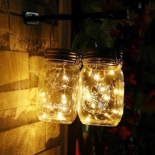 Norvo | LED Fairy Light Solenergid Mason Glass