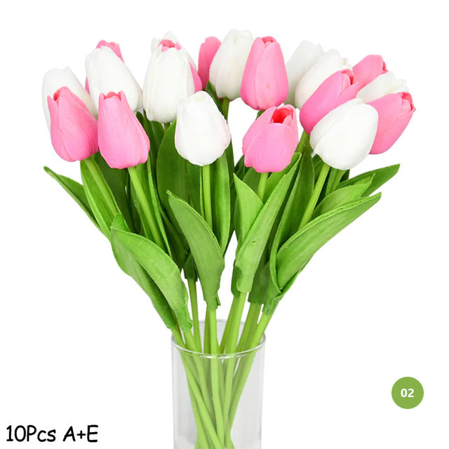 Norvo | Fashion Tulip Künstige Blumen For vedlikeholdsfri kreativ hjemmeinnredning Blomstermisjoner For stue spisestue Nordisk Hjemdekorasjon