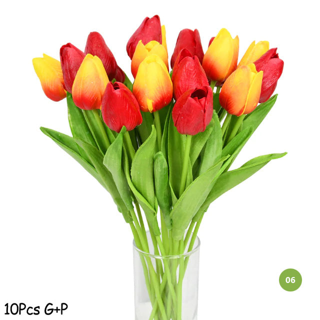 Norvo | Fashion Tulip Künstige Blumen For vedlikeholdsfri kreativ hjemmeinnredning Blomstermisjoner For stue spisestue Nordisk Hjemdekorasjon