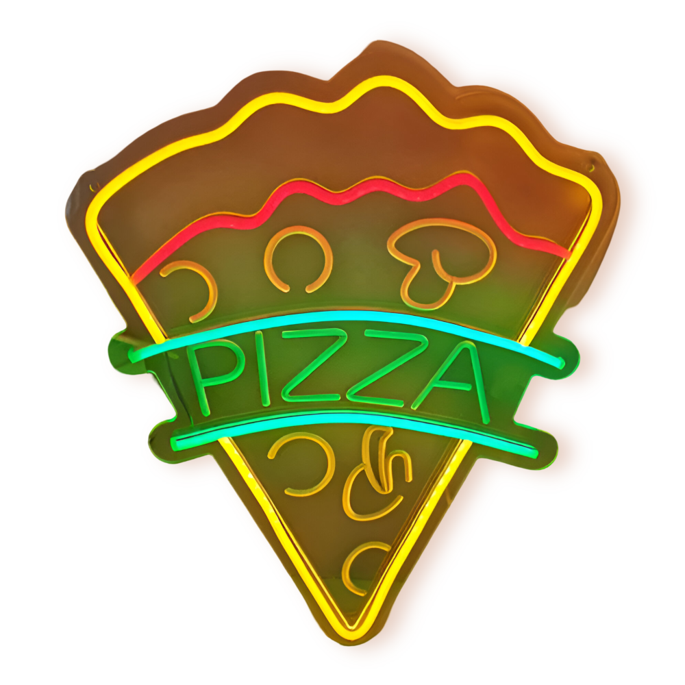 Norvo | Fast Food LED Neon Lys – Fargerik Veggdekorasjon med USB Tilkobling