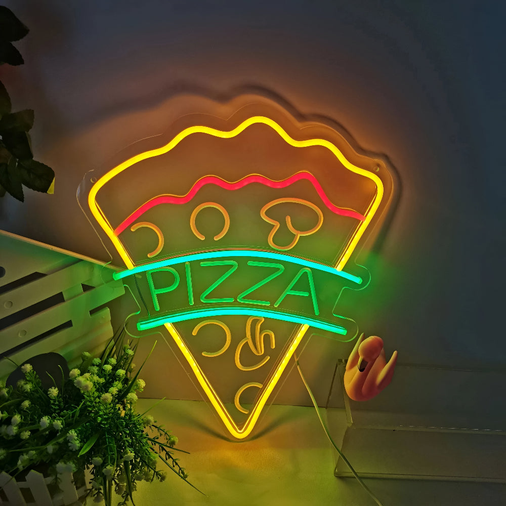 Norvo | Fast Food LED Neon Lys – Fargerik Veggdekorasjon med USB Tilkobling