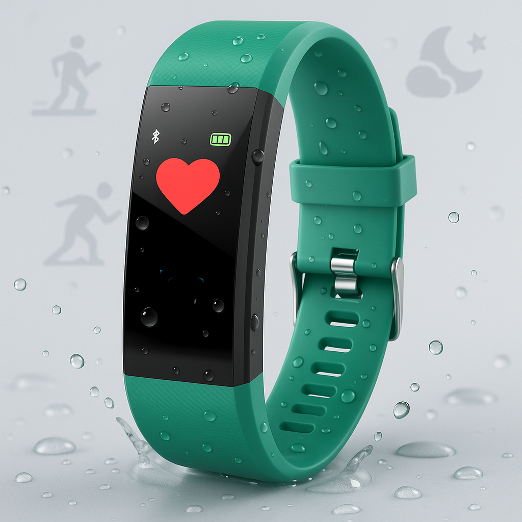 Norvo | Smartklokke TPU-rem Vanntett Fitness Tracker