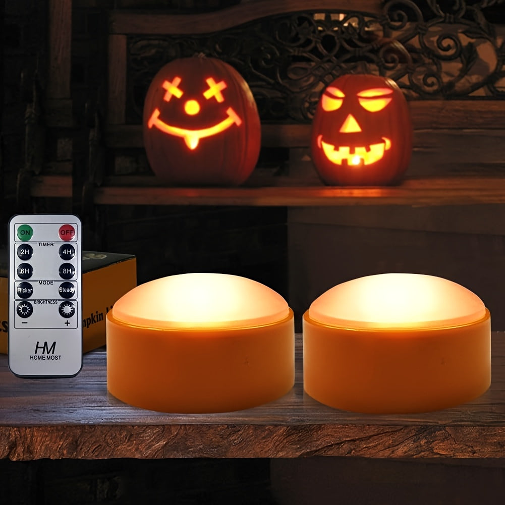 Norvo | Flameless Jack-O’-Lantern Lykter – LED Batteri Te-lys Dekor Sett
